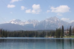 Lake Beauvert Alberta Canada