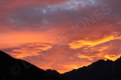 Sunrise Sky Aoraki/Mount Cook National Park-New Zealand